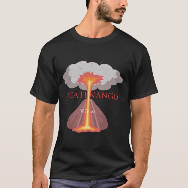 Volcan Acatenango Classic T - Shirt (Vorderseite)