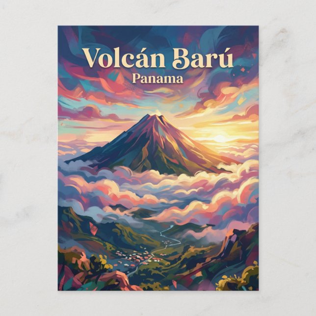 Volcán Barú Panama Postkarte (Vorderseite)