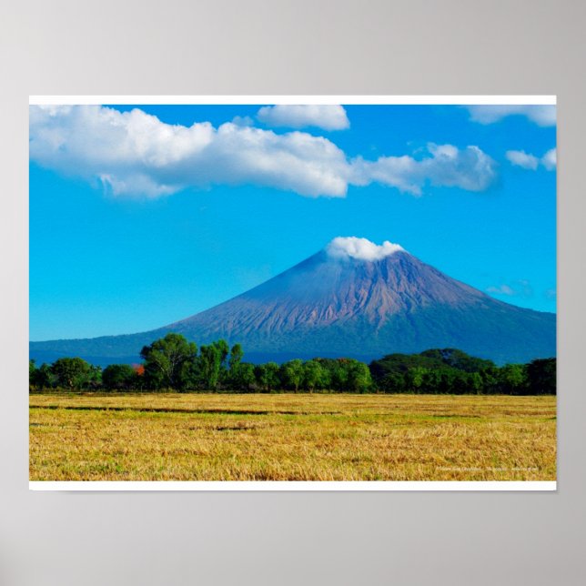 Volcan San Cristobal, Nicaragua Poster (Vorne)