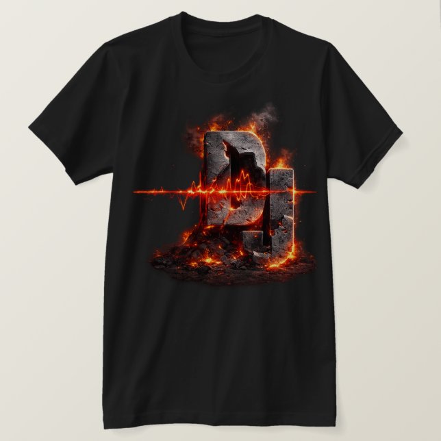 Volcanic Pulse DJ T-Shirt (Design vorne)