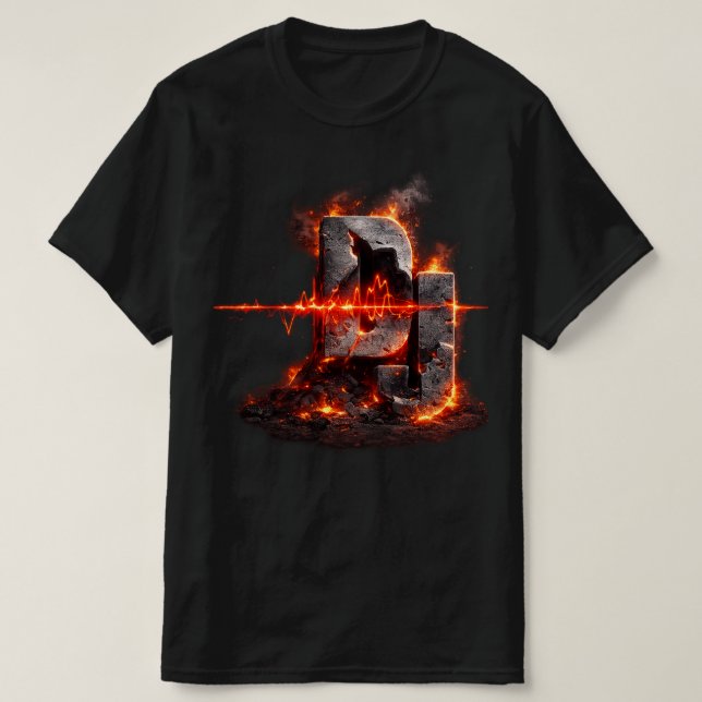 Volcanic Pulse DJ T-Shirt (Design vorne)