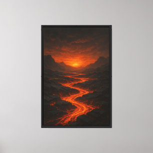 Volcanic Twilight Leinwanddruck