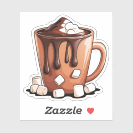 Volcano Hot Chocolate Dream Mug Aufkleber