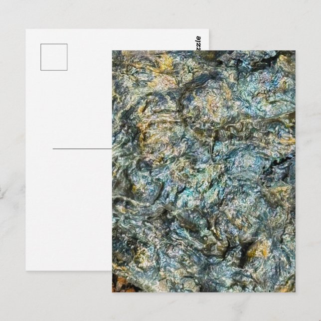 Volcano Lava Rock Postkarte (Vorne/Hinten)