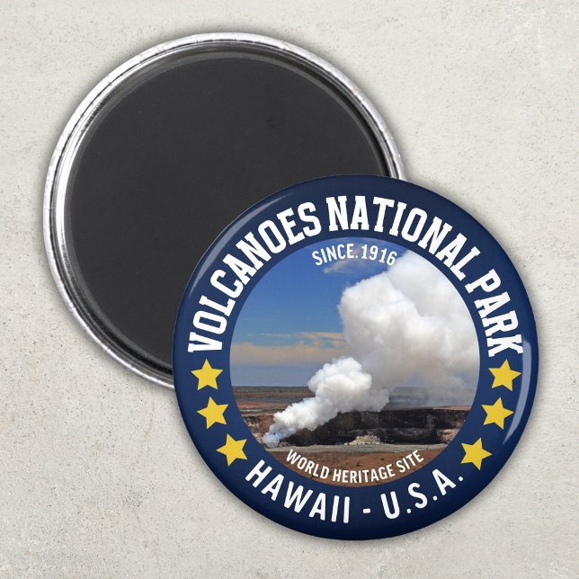 Volcanoes National Park Hawaii Since 1916 Magnet (Von Creator hochgeladen)