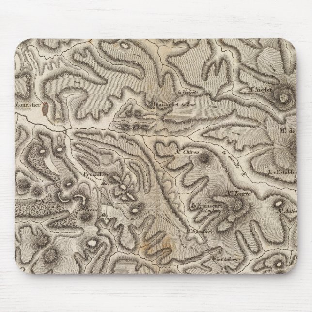 Volcans Haute Loire Mousepad (Vorne)