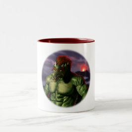 Volcantroll Urlaub Portrait Fantasy Tasse