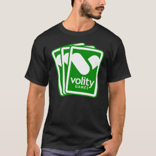 Volity Spielfan-Logoschwarzes T T-Shirt