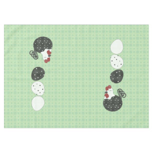 Volk-Kunst inspirierte Huhntischdecke Tischdecke