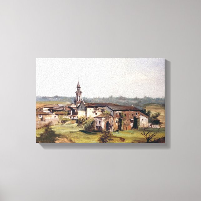 Volk von Lugo/Village in Lugo Leinwanddruck (Vorderseite)