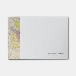 Volkerkarte von Asien - Karte von Asien Post-it Klebezettel