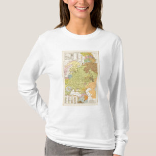 Volkerkarte von Russland - Karte von Russland T-Shirt