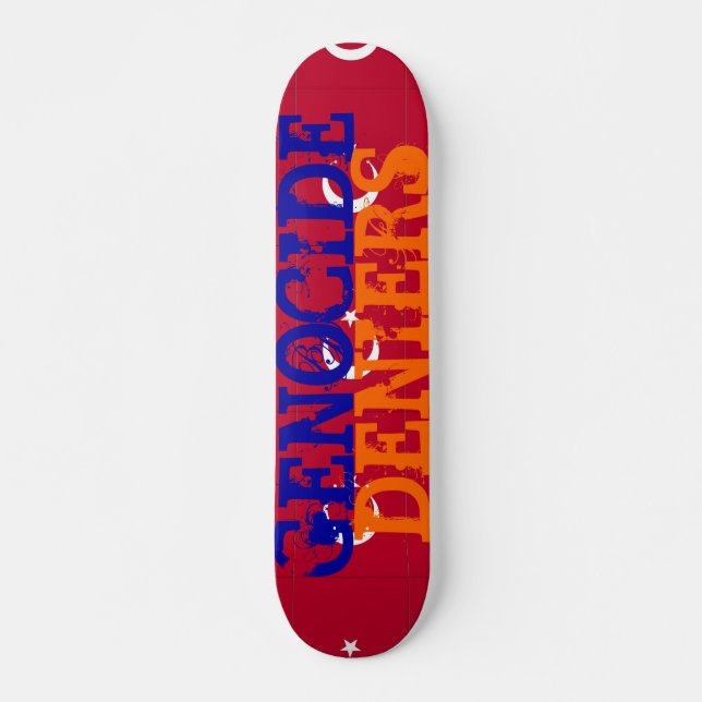 Völkermord Deniers Skateboard (Vorne)