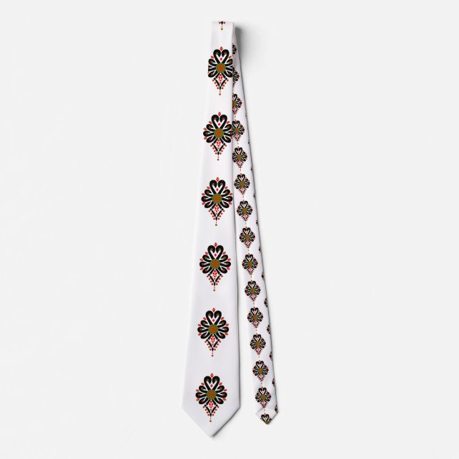 Volksbild der polnischen Bergbewohner - Parzenica  Krawatte (Vorderseite)