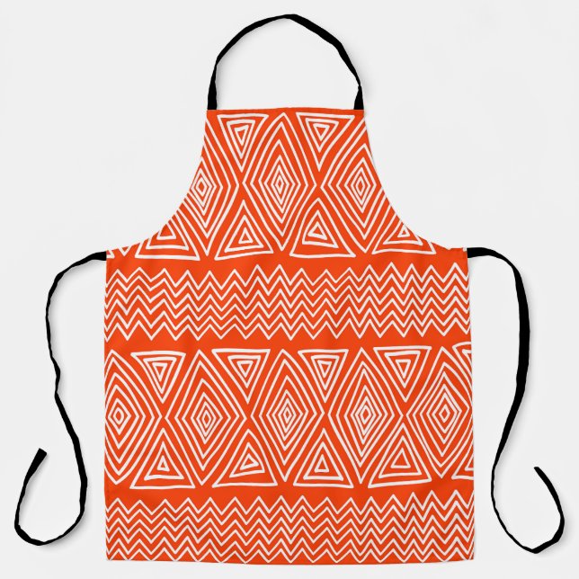 Volksformen, ethnisch geometrisch nahtlos. schürze (Vorderseite)