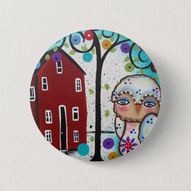 Volkskunst durch EULEN Loris Everett Button (Vorderseite)