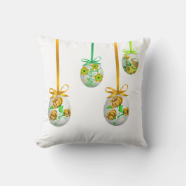 Volkskunst Eggs (Ukrainisch-inspiriert) Kissen