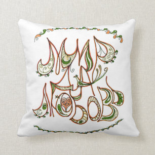 Volkskunst-Frieden u. Liebe-Wunsch auf russisch Kissen