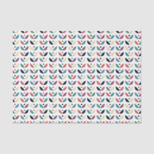 Volkskunst-geometrisches mit Blumenmuster Seidenpapier