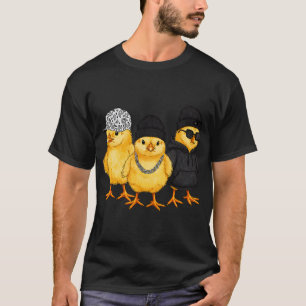 Volkskunst-Huhn T-Shirt