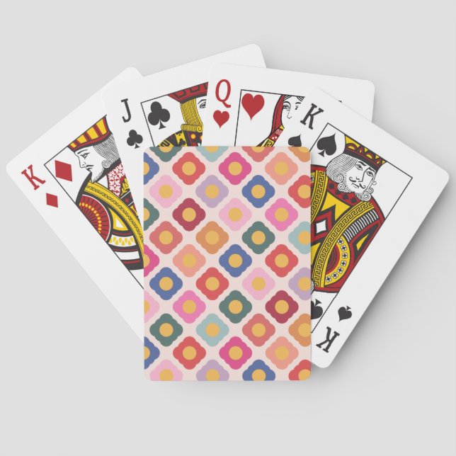 Volkskunst-Kartenspiel Spielkarten (Rückseite)