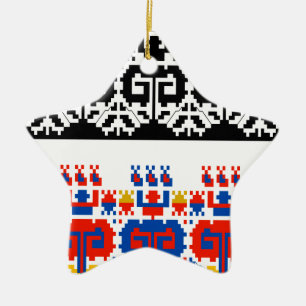 Volkskunst Keramikornament