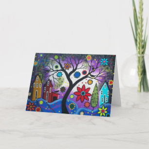 VOLKSKUNST Regenbogen-Dämmerung DURCH Karte