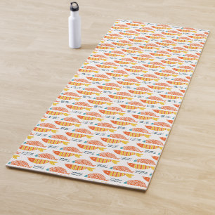 Volkskunst-Schwimmen-Fisch-Muster Yogamatte
