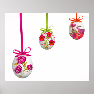 Volkskunst (Ukrainisch-inspiriert) Poster