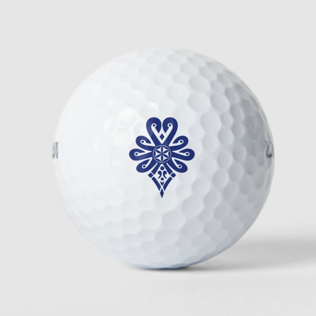 Volksmuster der polnischen Bergbewohner - Parzenic Golfball (Vorderseite)