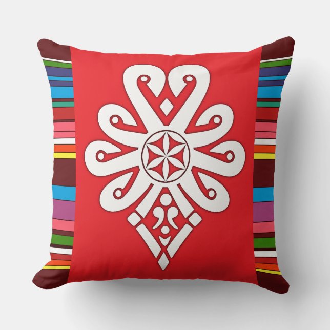 Volksmuster der polnischen Bergbewohner - Parzenic Kissen (Vorderseite)