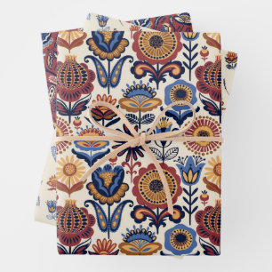Volksmuster geschenkpapier set