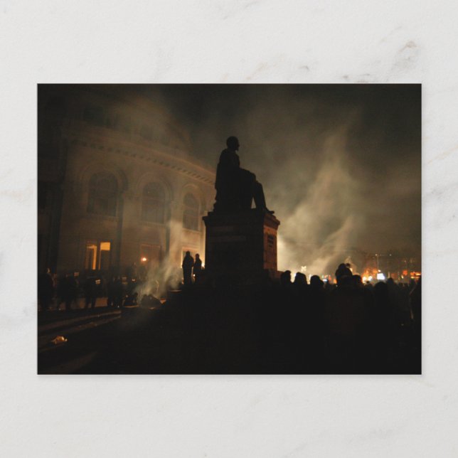 Volksplatz Postkarte (Vorderseite)