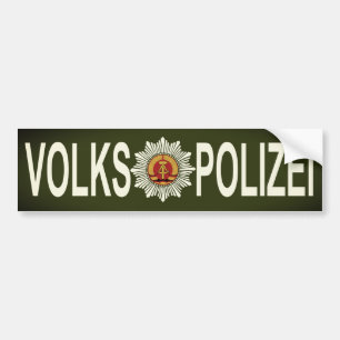 VOLKSPOLIZEI AUTOAUFKLEBER
