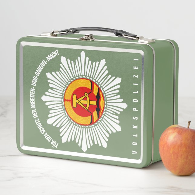 VOLKSPOLIZEI METAL LUNCH BOX (Beispiel)