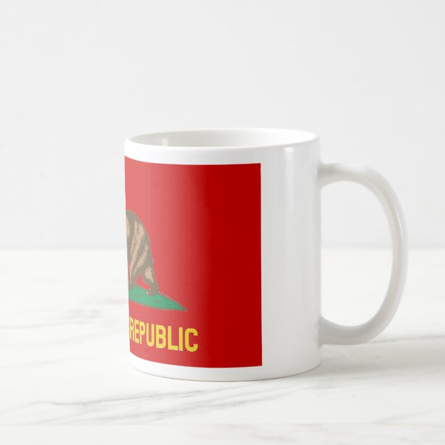 Volksrepublik roter kommunistischer Flagge Kaffeetasse (Rechts)