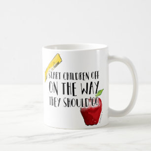 Volksschule-Lehrer-Kaffee-Tasse Tasse