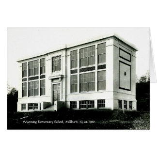 Volksschule Wyomings Millburn NJ c 1910 Karte