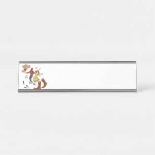 Volkstanz Schreibtischnamensplakette