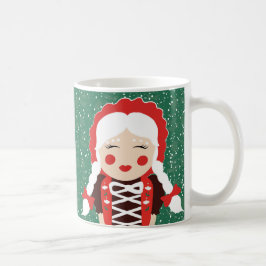 VolksTasse sankt-Frau-Klaus Snowy Happy Holidays Tasse