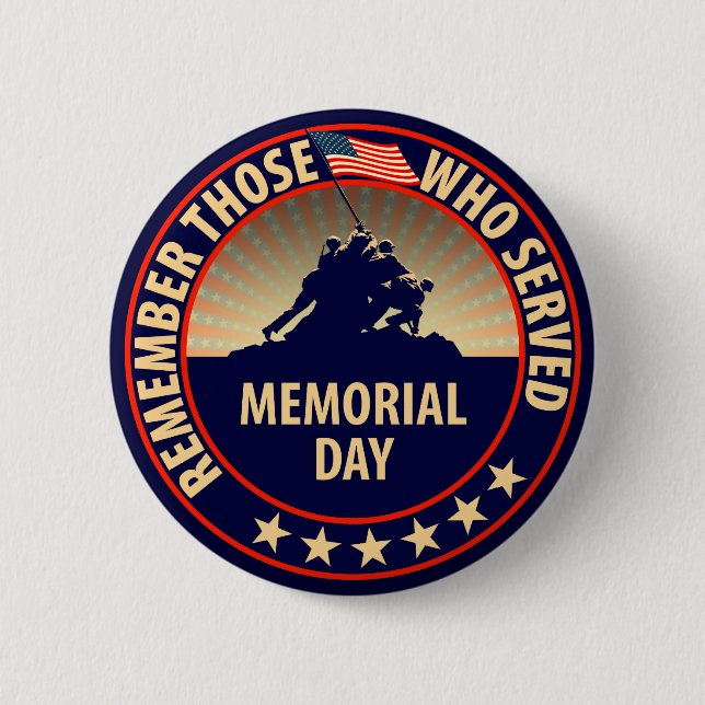 Volkstrauertag Button (Vorderseite)