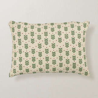 Volkstümliches botanisches Blätter nahtloses Muste Dekokissen