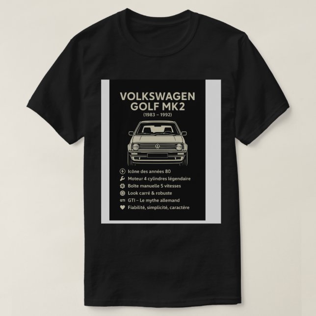 volkswagen mk2 T-Shirt (Design vorne)