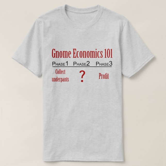 Volkswirtschaft T-Shirt (Design vorne)