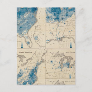 Volkszählung der Vereinten Staaten 2 Postkarte