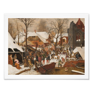 Volkszählung in Bethlehem Fotodruck