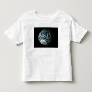 Voll - Ansicht der Erde, welche die Antarktis Kleinkind T-shirt