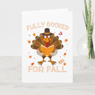 Voll ausgebucht für den Herbst Bücherliebhaber Tru Karte