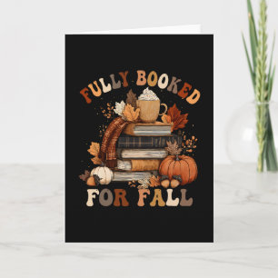 Voll ausgebucht für Herbst Bücher 1 Karte