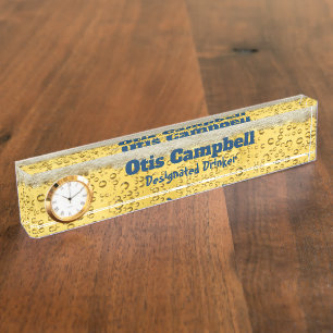 Voll Bier Suds Desk Namplate Namensplakette